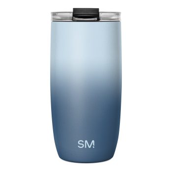 Voyager Tumbler with Clear Flip Lid & Straw