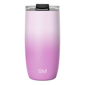 Voyager Tumbler with Clear Flip Lid & Straw